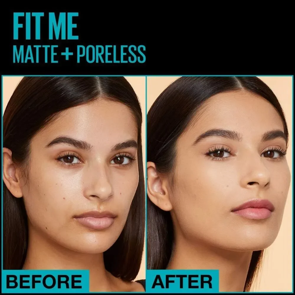Maybelline Fit Me Foundation #320 Natural Tan Matte Poreless 40ml Normal to Oily